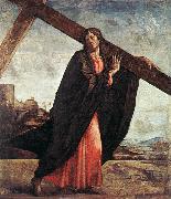 VIVARINI, family of painters Christ Carrying the Cross er oil painting on canvas